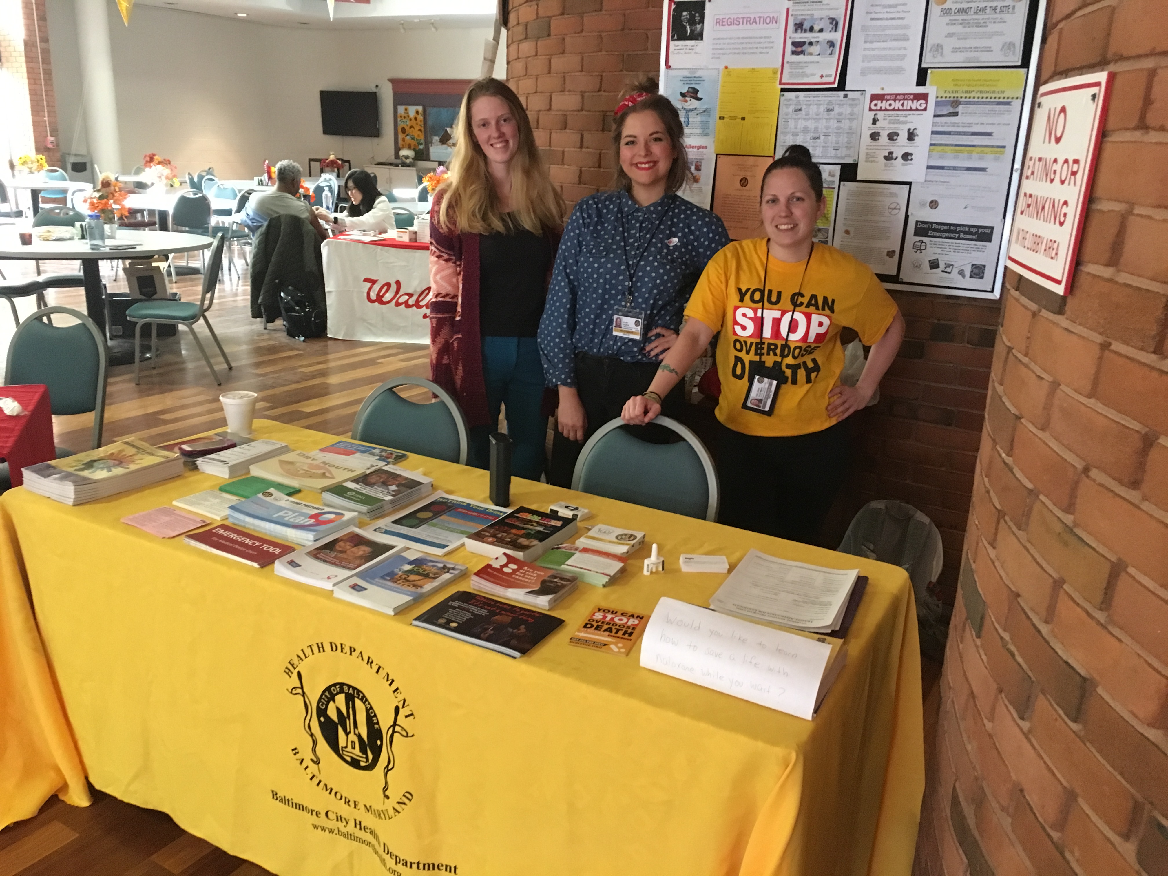 BCHD Staff Election Day Overdose Naloxone Training